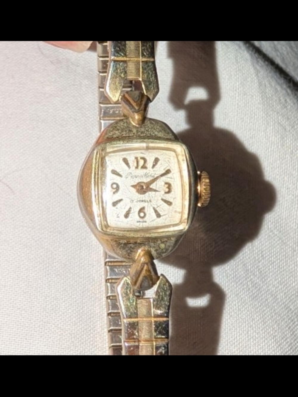 Working Petite Dainty Gold-Tone Women’s Vintage Pierre Michel Watch